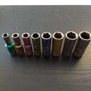 Socket Set - 8 Piece - Color-Coded - Pittsburgh